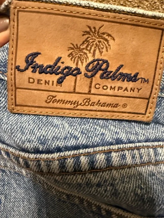 TOMMY BAHAMA Indigo Palms Classic Fit Straight Denim Blue Jeans Men's Size 34x32 - Picture 5 of 11